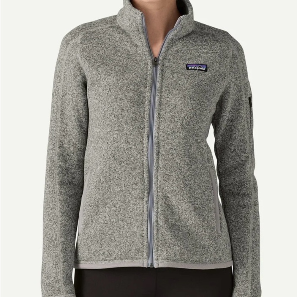 Patagonia Women's Gray Better Sweater Zip Up Jacket Size Small